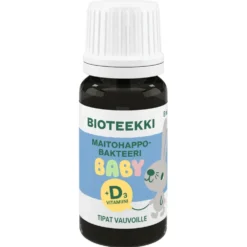 Bioteekki Maitohappobakteeri Baby + D3 Tipat 8 ml