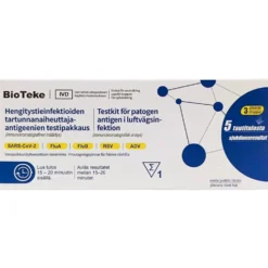 BioTeke 5in1 Hengitystieinfektio kotitesti 1 kpl