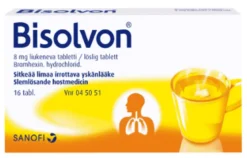 BISOLVON 8 mg liukeneva tabletti