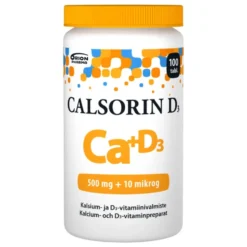 CALSORIN 500 mg + D3-vitamiini 10 mikrog tabletti 100 kpl