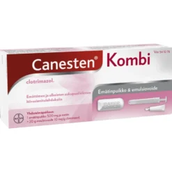CANESTEN KOMBI emulsiovoide + emätinpuikko