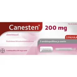 CANESTEN 200 mg emätinpuikko