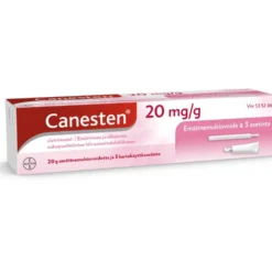 CANESTEN 20 mg/g emätinemulsiovoide 3 asetinta
