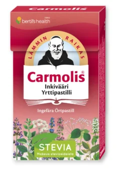 CARMOLIS Inkivääri sokeriton yrittipastilli