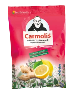 CARMOLIS Inkivääri yrttikaramelli