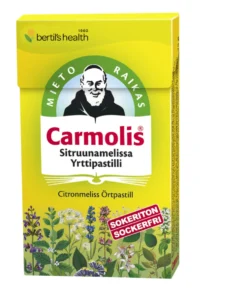 CARMOLIS Sitruunamelissa sokeriton yrttipastilli