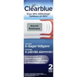 CLEARBLUE Digital Ultra Early raskaustesti 2 kpl