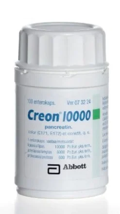 CREON 10 000 150 mg enterokapseli, kova