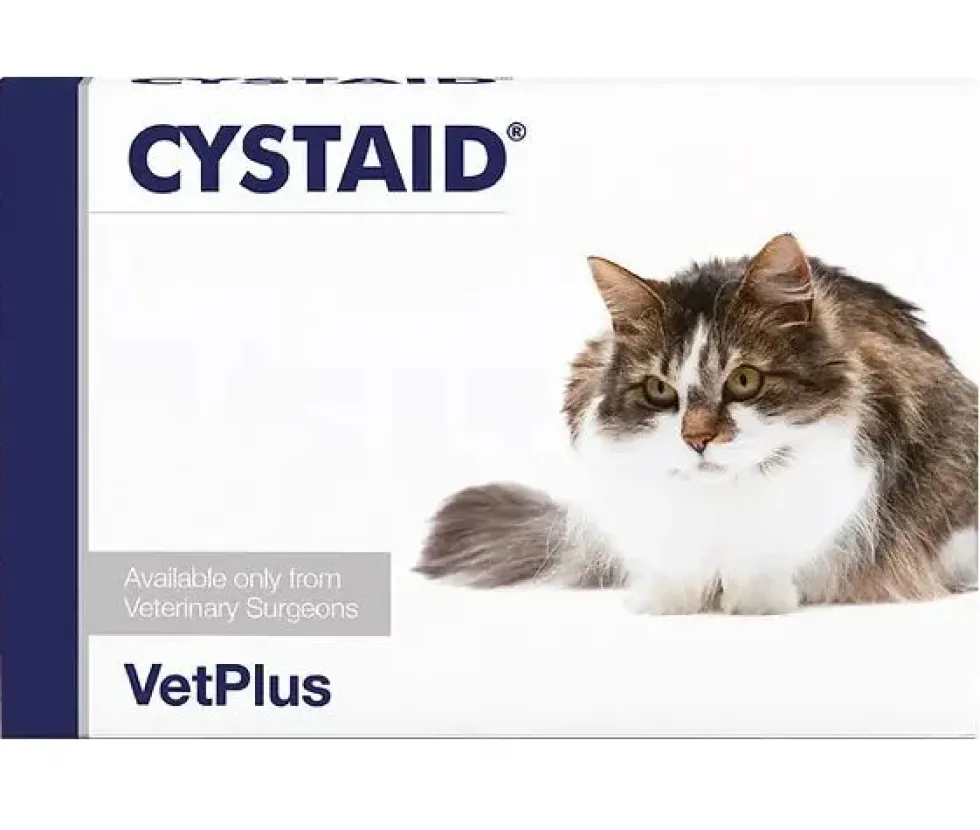 CYSTAID täydennysrehuvalmiste virtsatievaivoihin kissoille 180 kapselia