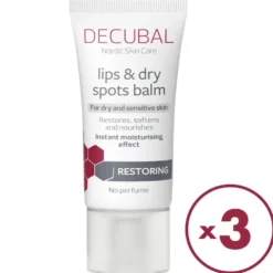 DECUBAL Lips & Dry Spots Balm 3x30 ml