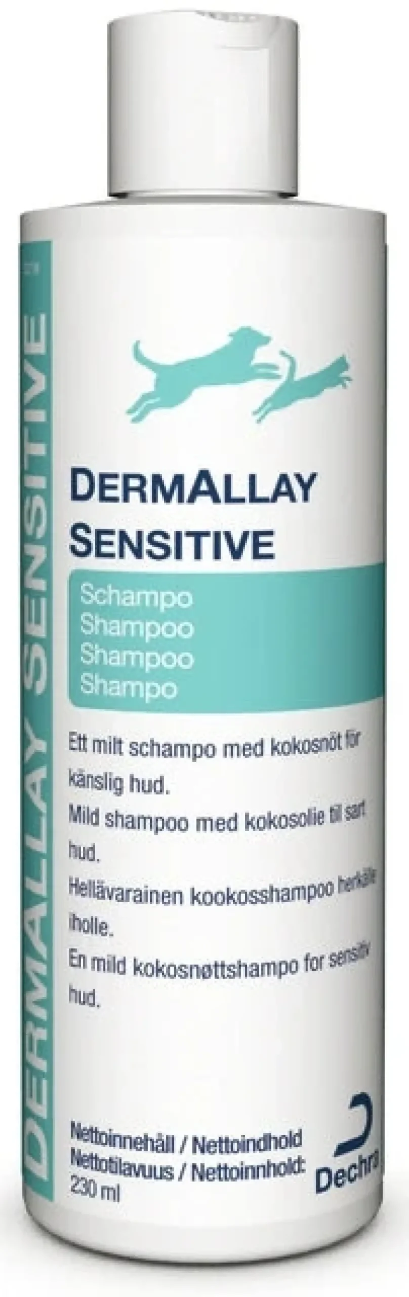 DERMALLAY Sensitive shampoo koirille ja kissolle