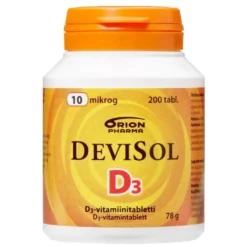 DEVISOL 10 mikrog imeskelytabletti 200 kpl