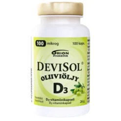 DEVISOL Oliiviöljy 100 mikrog kapseli 100 kpl
