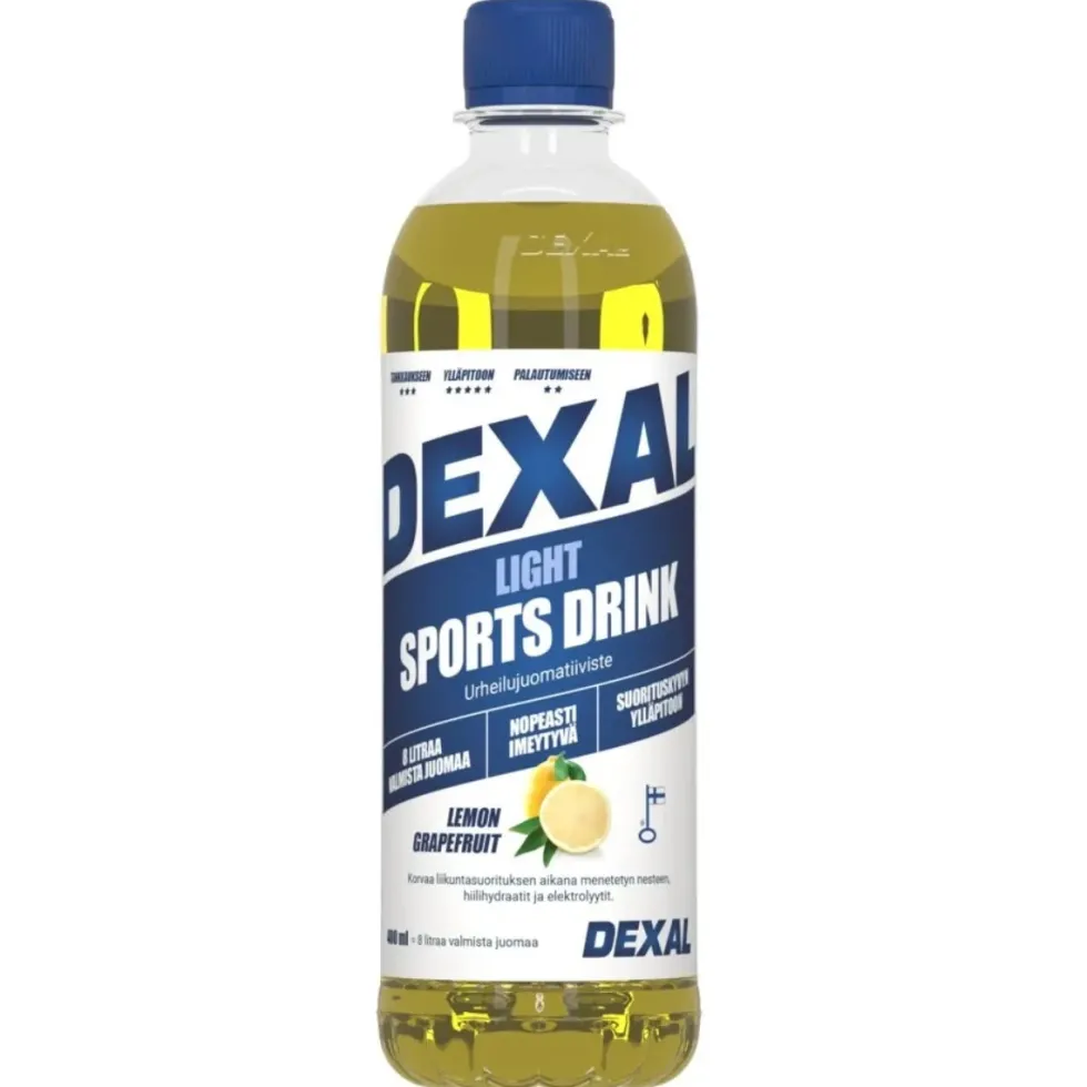 Dexal Light Urheilujuomatiiviste Sitruuna-Greippi 400 ml