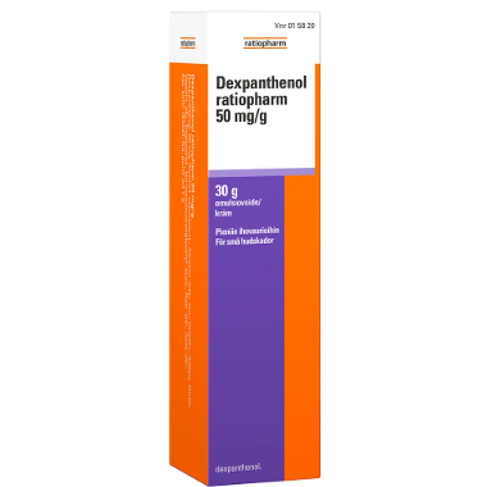 DEXPANTHENOL RATIOPHARM 50 mg/g emulsiovoide