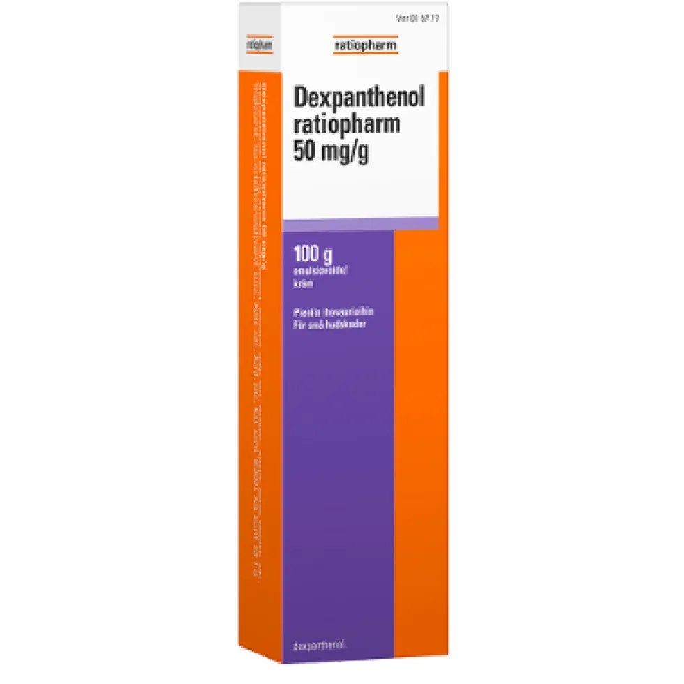 DEXPANTHENOL RATIOPHARM 50 mg/g emulsiovoide