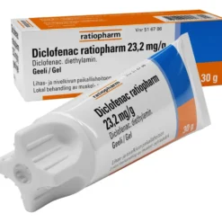 DICLOFENAC RATIOPHARM 23,2 mg/g geeli