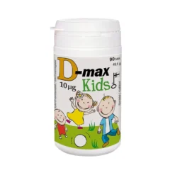 D-max Kids 10 mikrog D3-vitamiinipurutabletti lapsille