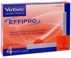 EFFIPRO PIENILLE KOIRILLE 100 mg/ml vet paikallisvaleluliuos 2-10 kg