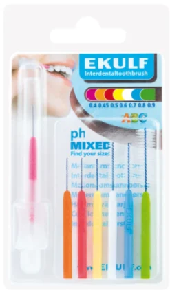 EKULF Hammasväliharja PH ABC mixed