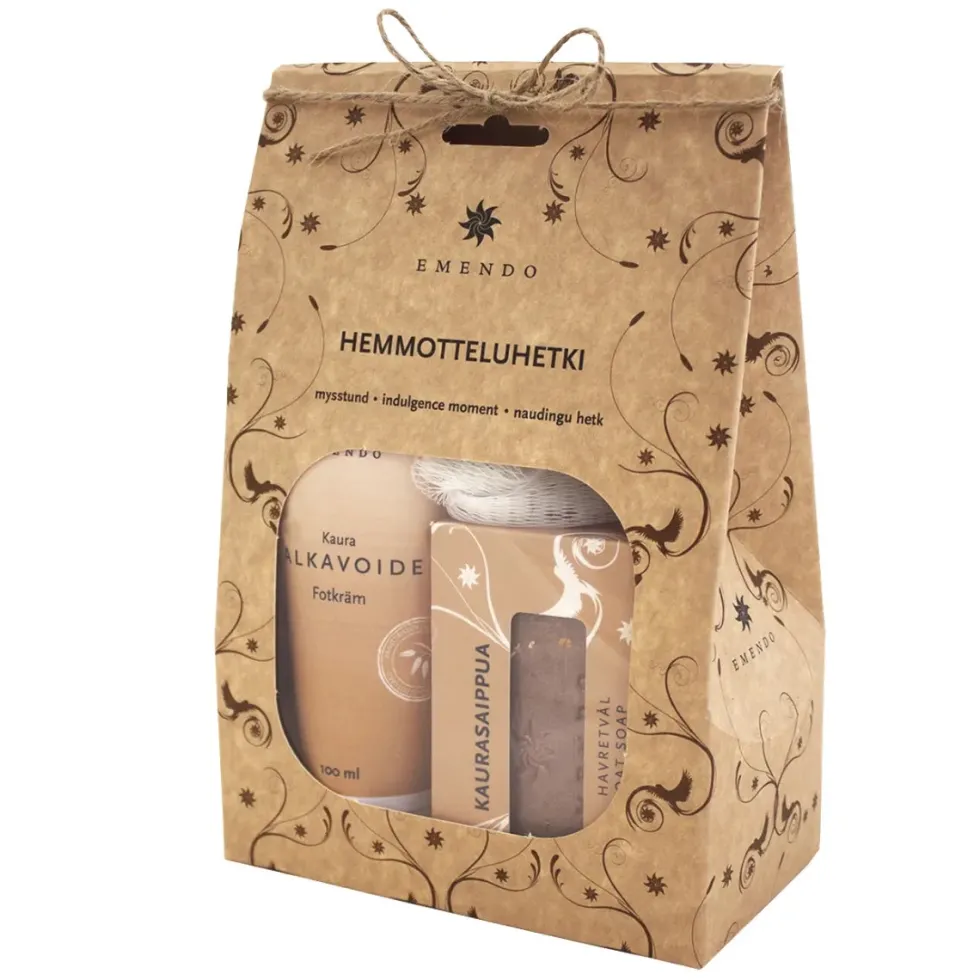 Emendo Hemmotteluhetki Natural lahjapakkaus 1 kpl