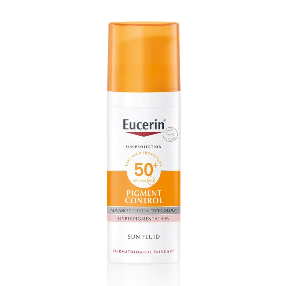 EUCERIN Pigment Control Sun Fluid SPF50 aurinkovoide pigmenttimuutoksiin
