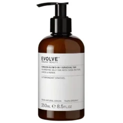 Evolve Sunless Glow 3-in-1 Gradual Tan itseruskettava vartalovoide 250 ml