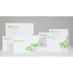 EXUFIBER 10 cm x 10 cm geeliytyvä kuitusidos