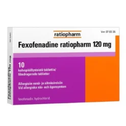 FEXOFENADINE RATIOPHARM 120 mg tabletti, kalvopäällysteinen