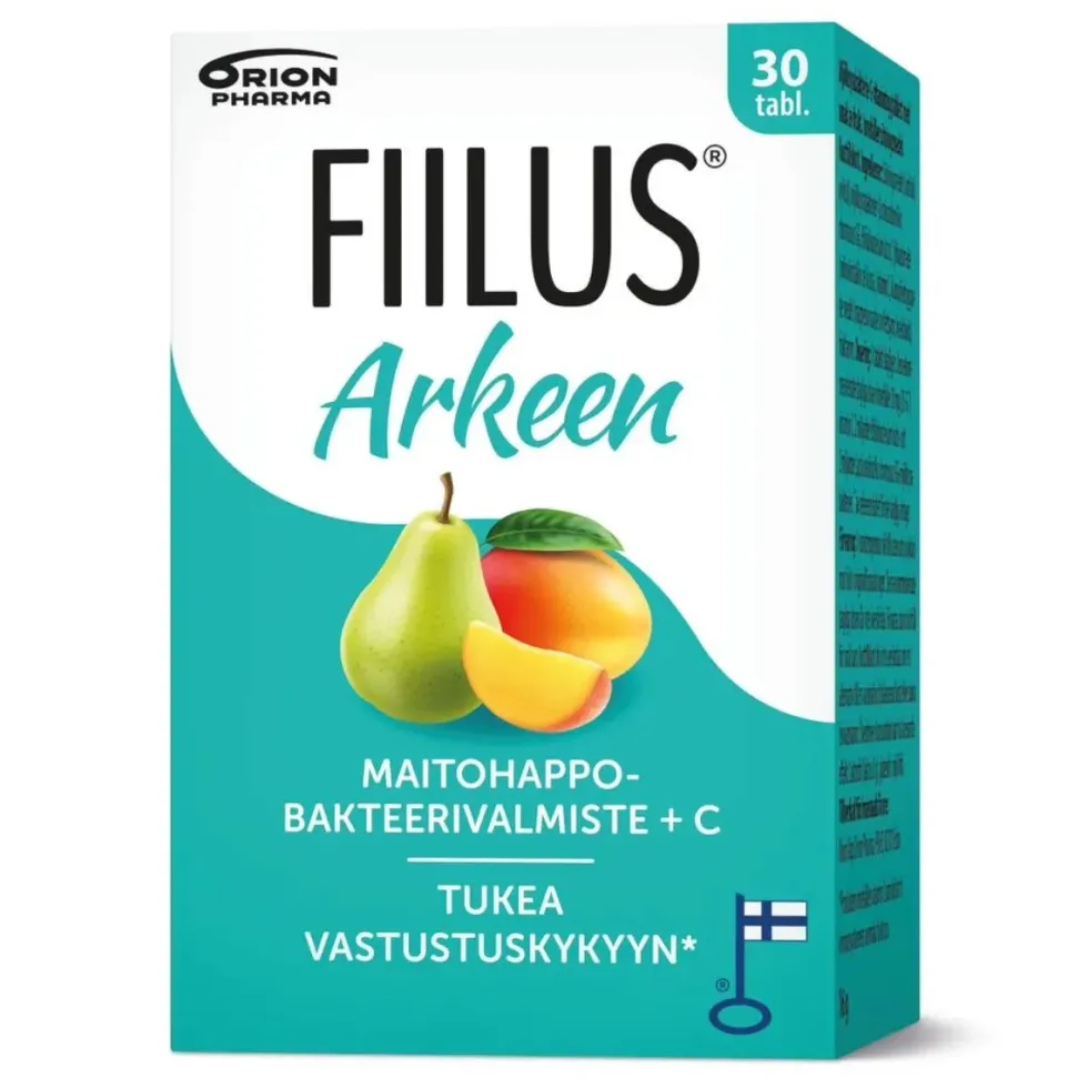 Fiilus Arkeen +C Hedelmä 30 purutabl