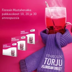 FINREXIN Mustaherukka jauhe 350/30/300 mg 30 x 5 g