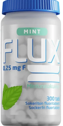 FLUX Mint Mintunmakuinen fluoritabletti