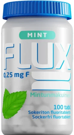 FLUX Mint Mintunmakuinen fluoritabletti
