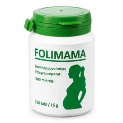 FOLIMAMA 500 mikrog foolihappo 100 tabl