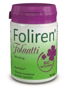 FOLIREN Folaatti 400 mikrog folaattitabletti