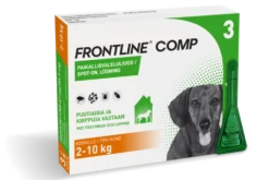 FRONTLINE COMP 60,3 mg/67 mg vet paikallisvaleluliuos koirille (2-10kg)