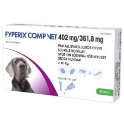 FYPERIX COMP VET 361,8 mg/402 mg paikallisvaleluliuos hyvin suurille koirille