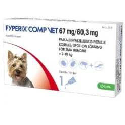 FYPERIX COMP VET 60,3 mg/67 mg paikallisvaleluliuos pienille koirille