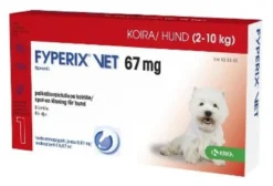 FYPERIX VET 67 mg paikallisvaleluliuos koirille (2-10kg)