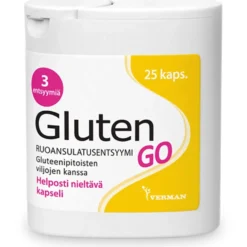 GLUTEN Go ruoansulatusentsyymikapseli