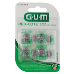 GUM Red Cote plakkiväritabletti 12 kpl