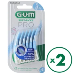 GUM Soft-Picks Pro Small harjatikut 2x60 kpl