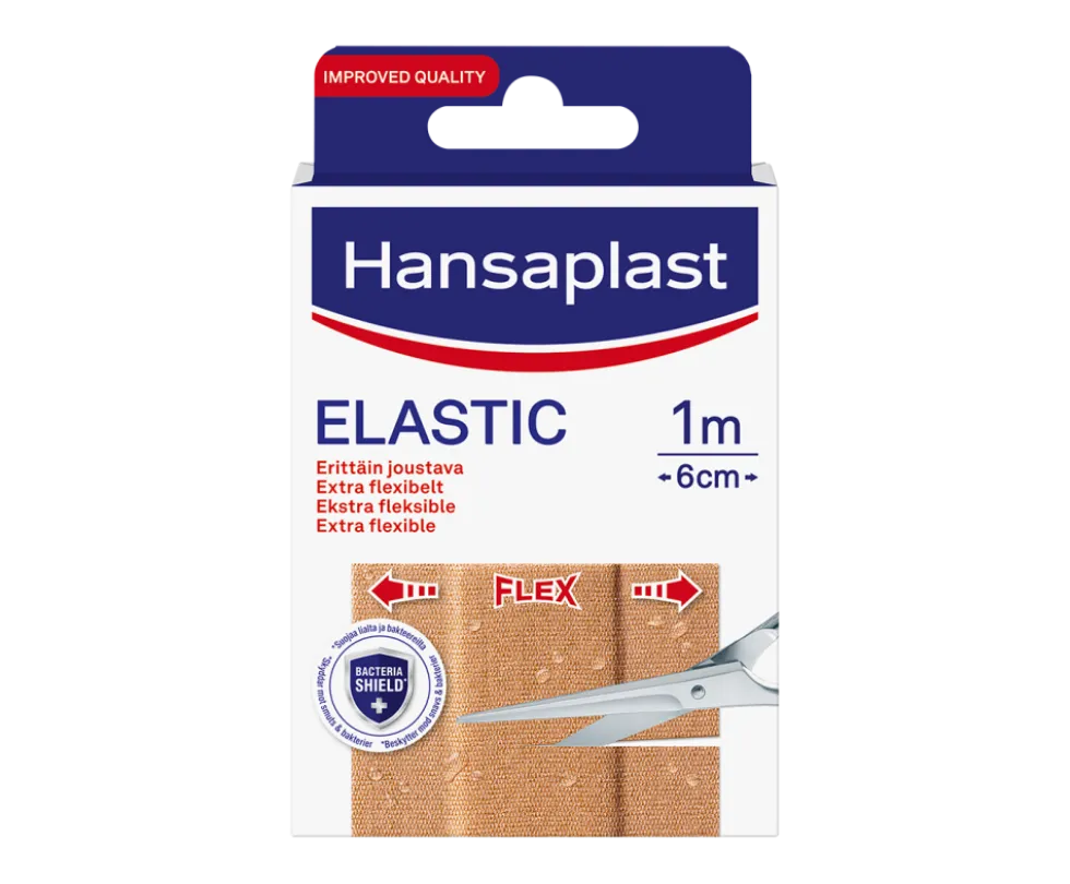 HANSAPLAST Elastic kangaslaastari, leikattava