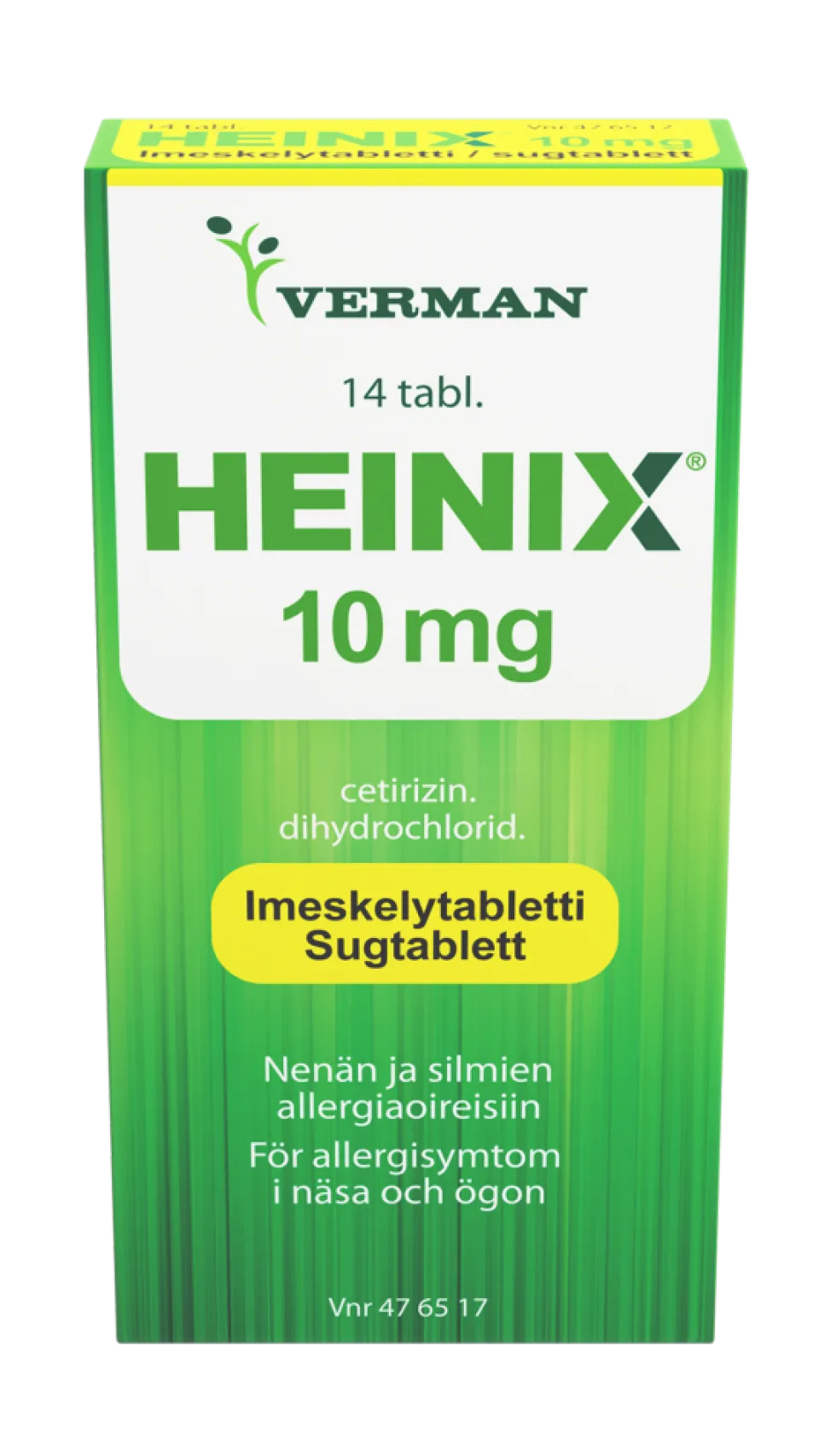 HEINIX 10 mg imeskelytabletti