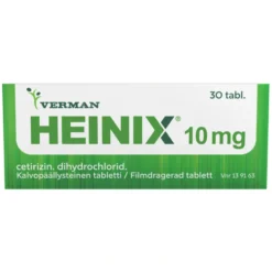 HEINIX 10 mg tabletti, kalvopäällysteinen