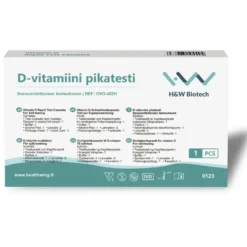H&W D-vitamiini pikatesti 1 kpl