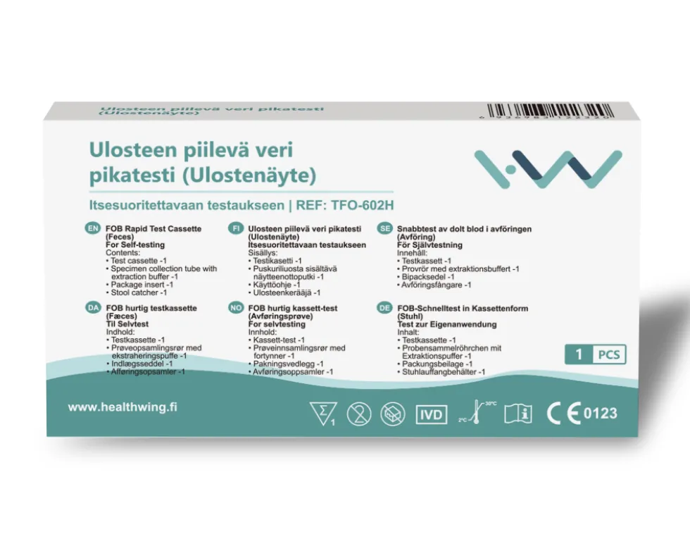 H&W Ulosteen piilevä veri pikatesti