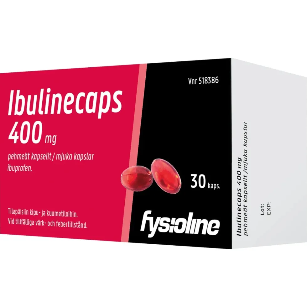 IBULINECAPS kapseli, pehmeä 400 mg 30 fol