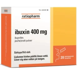 IBUXIN 400 mg jauhe, annospussi