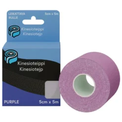 Kinesioteippi Purple 5 cm x 5 m Decem Pharma 1 kpl